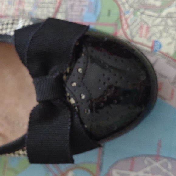 Salvatore Ferragamo Patent Houndstooth flat Sz. 9 - Picture 3 of 8